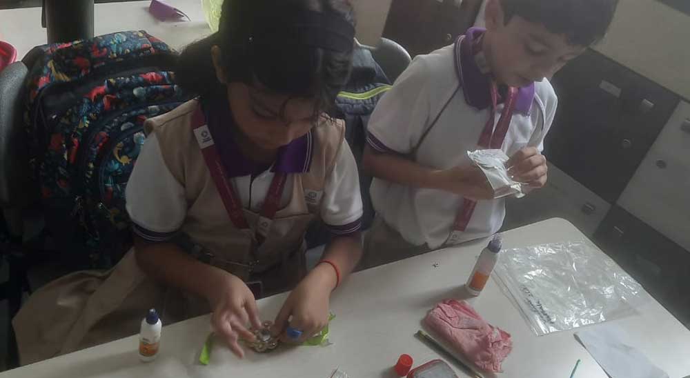 Rakhi making Activity - Grade II A