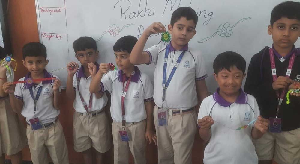 Rakhi making Activity - Grade II A