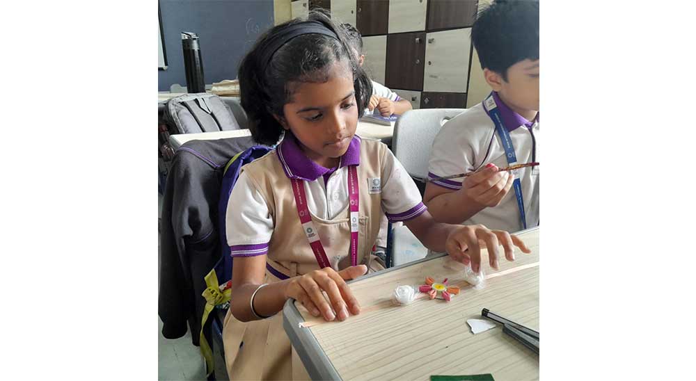 Rakhi Making activity - Grade IV A