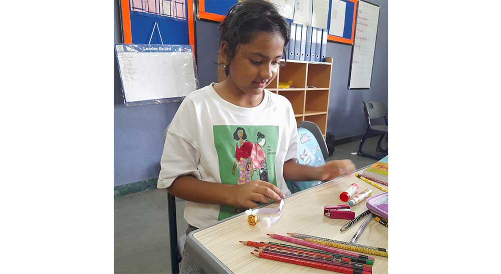 Rakhi Making activity - Grade IV A