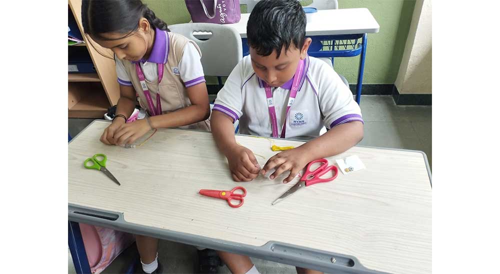 Rakhi Making Activity - Grade IV B