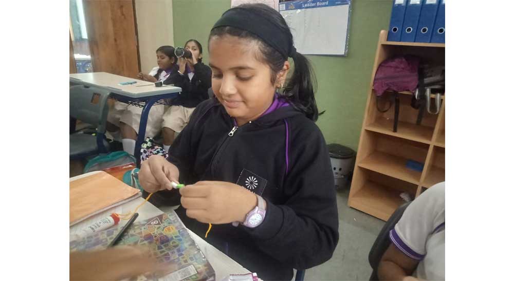 Rakhi Making Activity - Grade VIII A