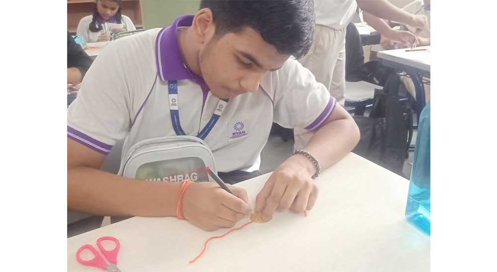 Rakhi Making Activity - Grade VIII A