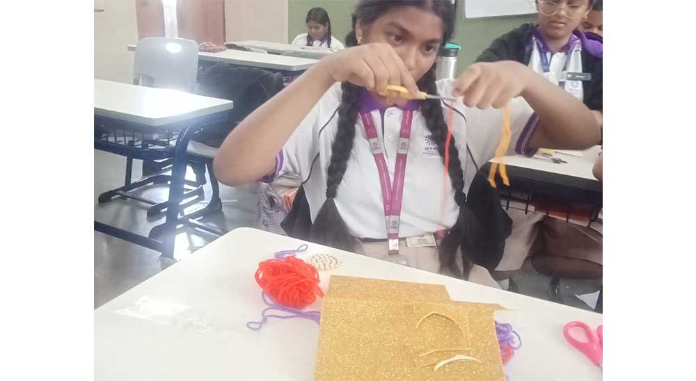 Rakhi Making Activity - Grade VIII A