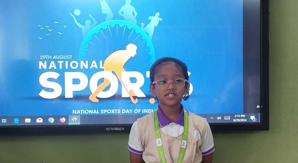 National Sports Day - Grade IV B