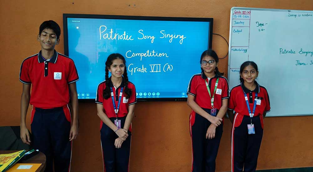 Patriotic singing competition - Grade VII A