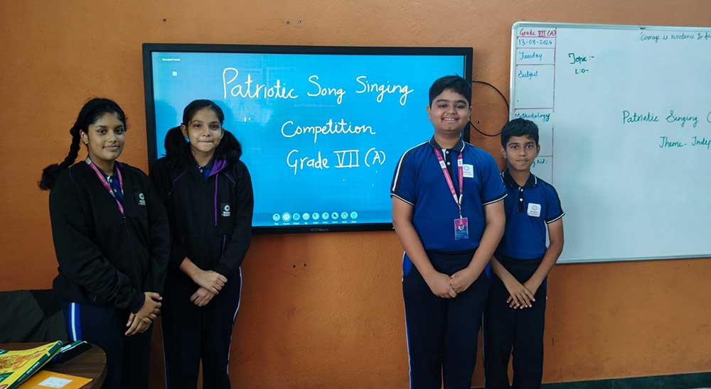 Patriotic singing competition - Grade VII A