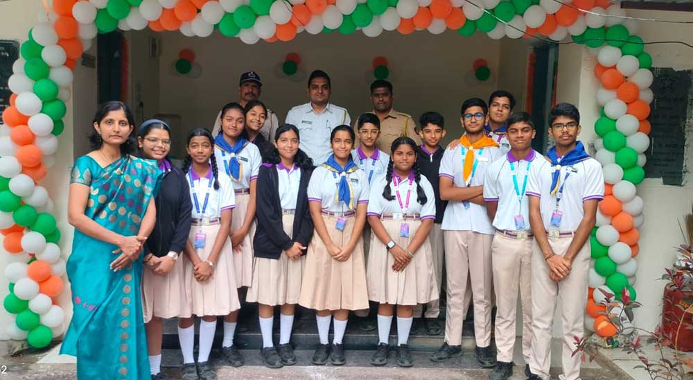 Raksha bandhan at Police Station - Grade VIII - Grade X