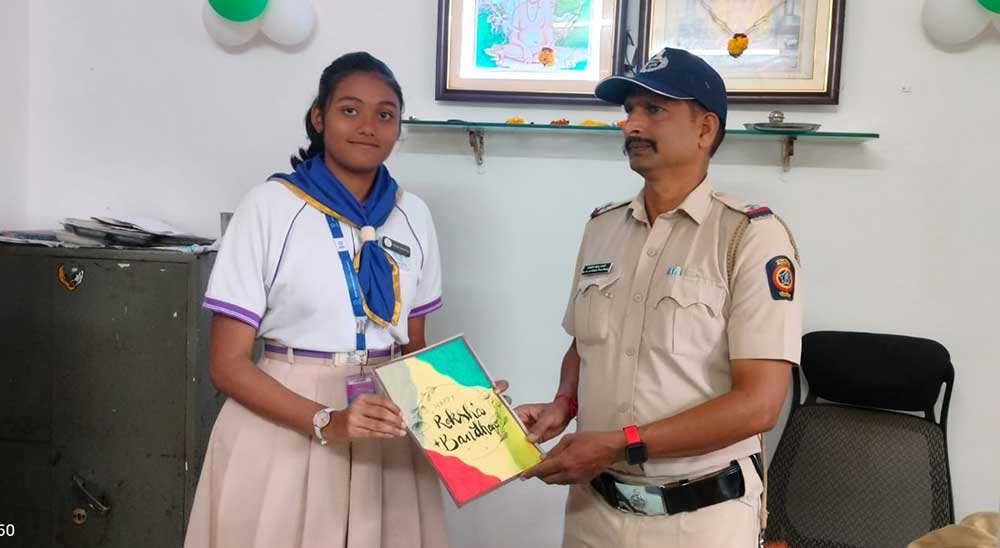 Raksha bandhan at Police Station - Grade VIII - Grade X