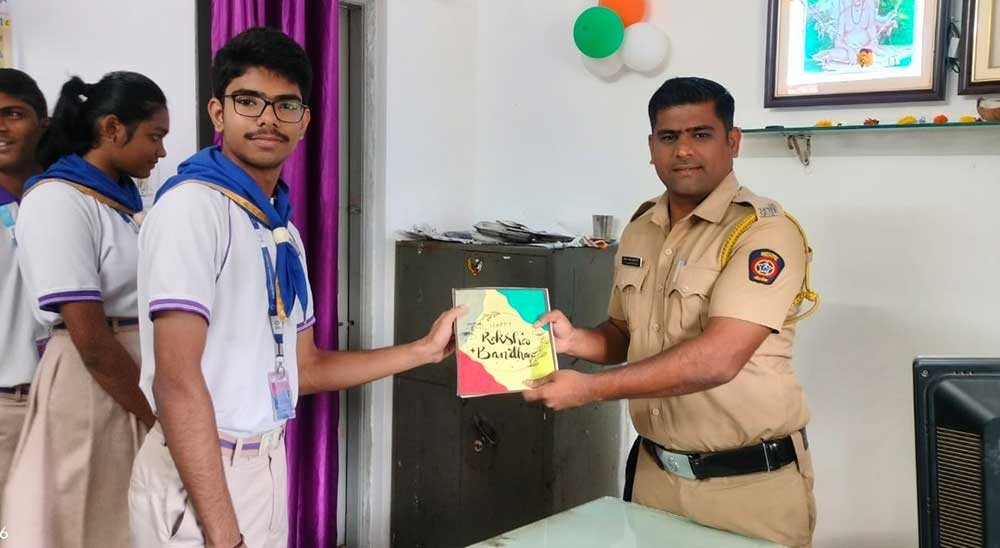 Raksha bandhan at Police Station - Grade VIII - Grade X