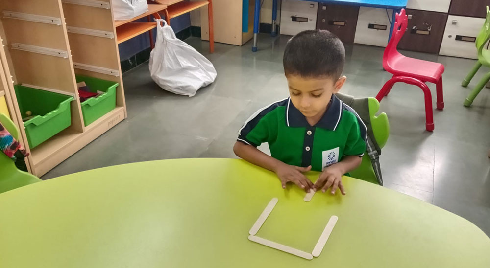 Making Shapes with Popsicle