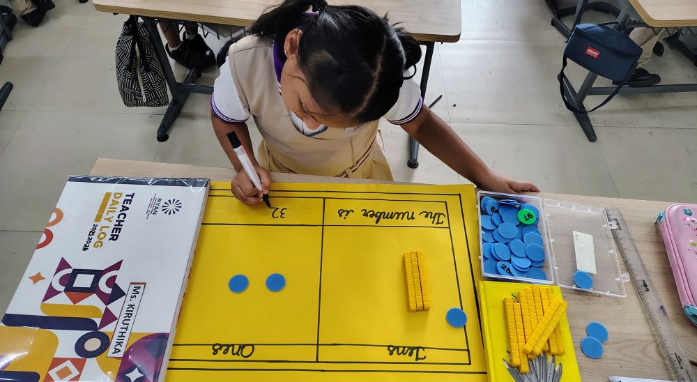Place Value with Ones & Tens Blocks